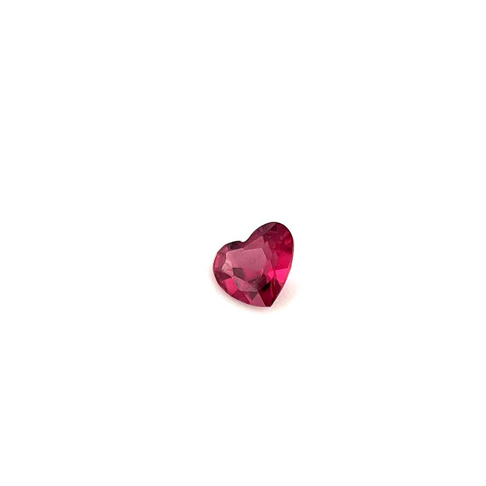 (image for) Rhodolite Garnet 4mm Heart