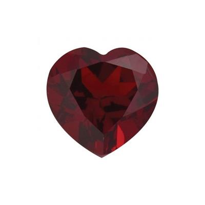 (image for) Garnet 6mm Heart 