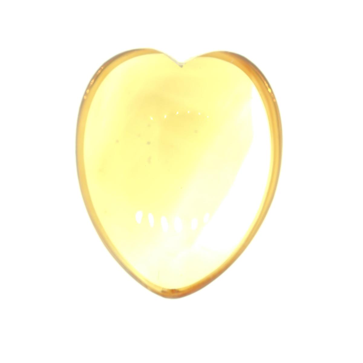 (image for) Citrine 19x16mm Heart Cab