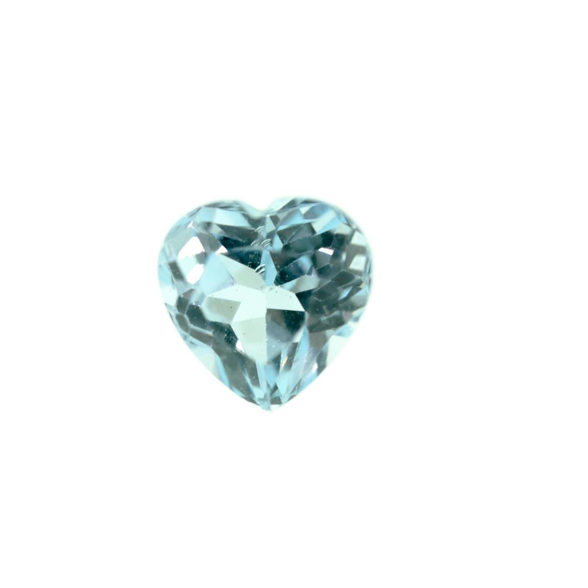 (image for) Topaz 6mm Heart Swiss Blue