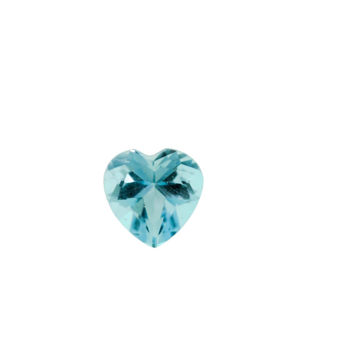 (image for) Topaz 5mm Heart Swiss Blue