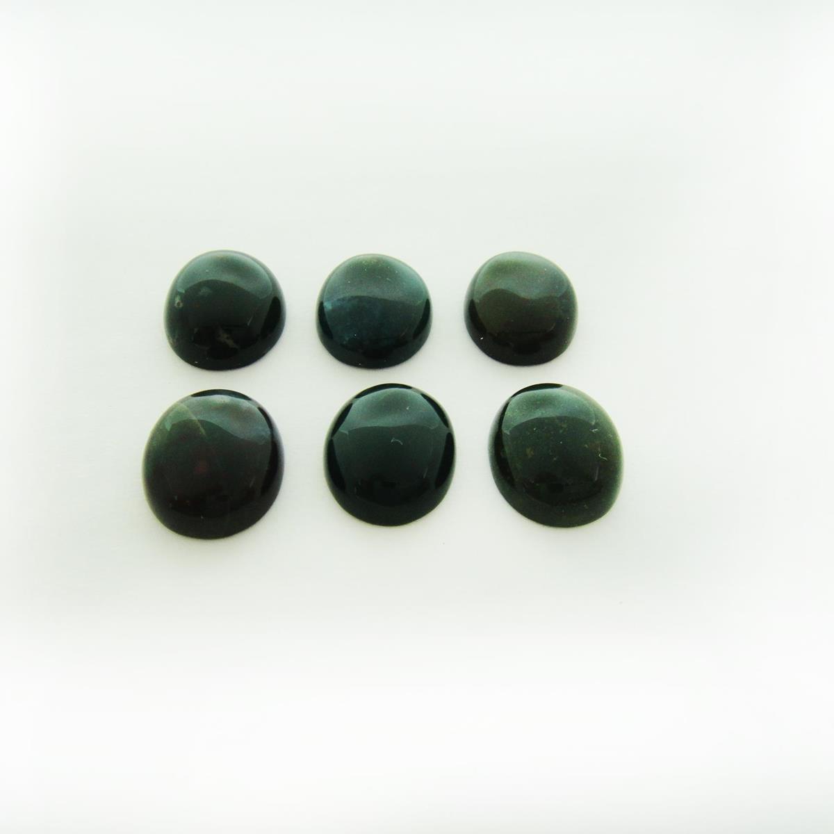 (image for) Bloodstone 12x10mm Oval