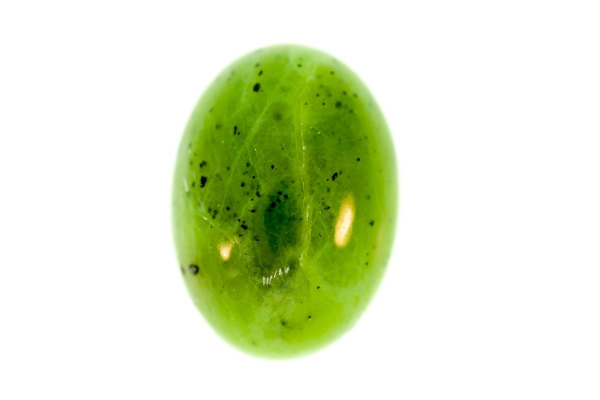 (image for) Jade 18x13mm Oval Green