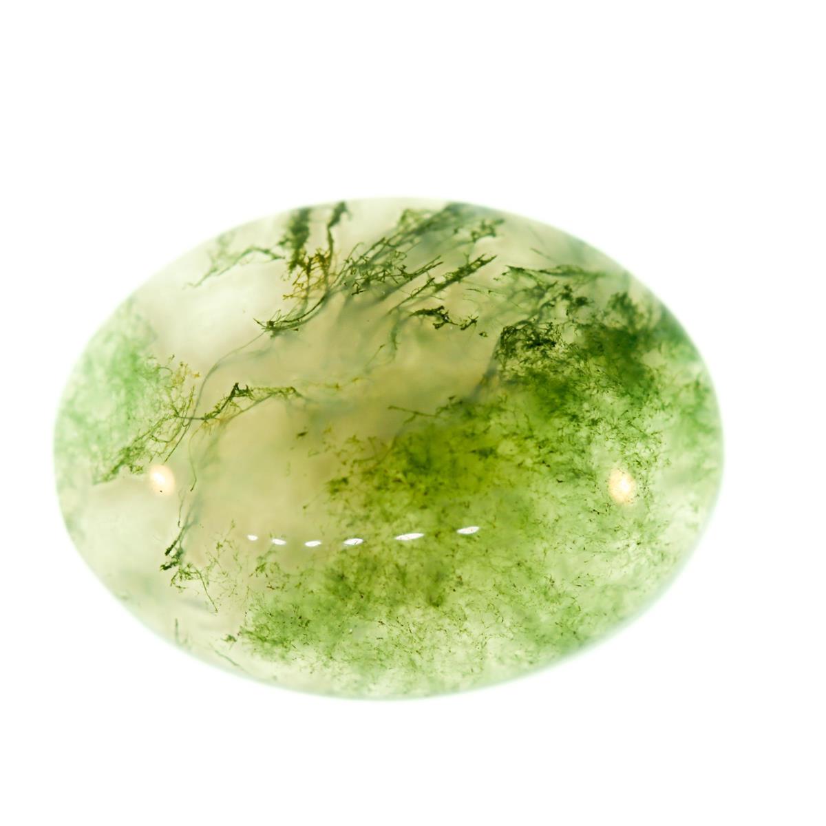 (image for) Moss Agate 12x16mm Oval