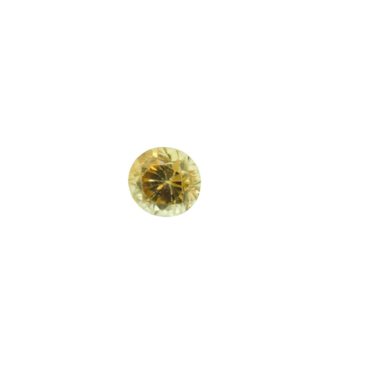 (image for) Zircon 3-3.75 Round Yellow