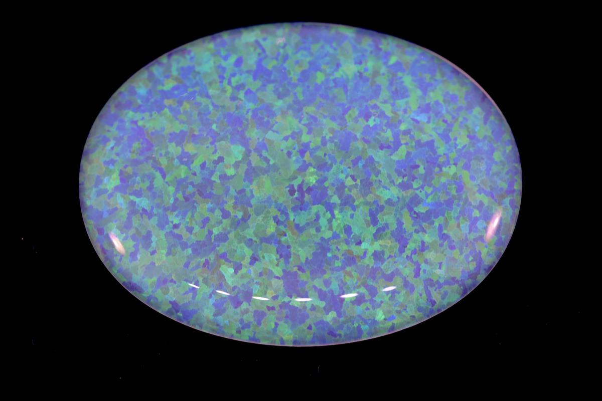(image for) Opal 40x30mm Oval Synthetic