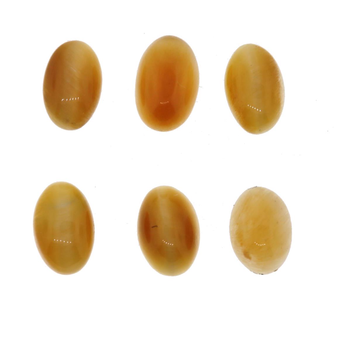 (image for) Synthetic Catseye Honey 6x4mm