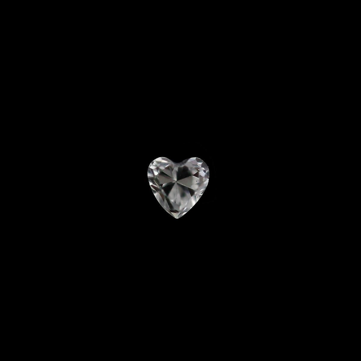 (image for) Cubic Zirconia 3mm Heart