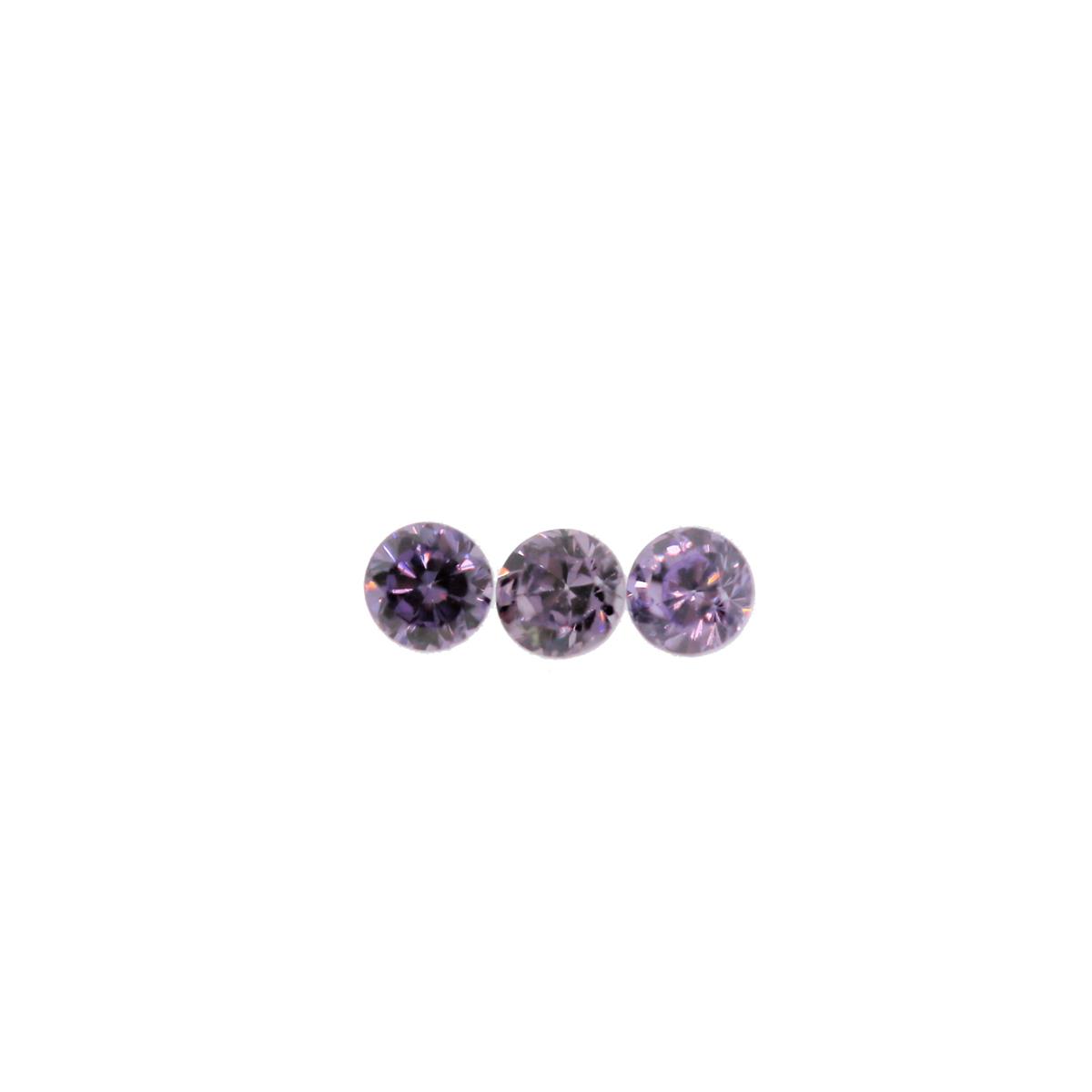(image for) Cubic Zirconia Amethyst 2mm