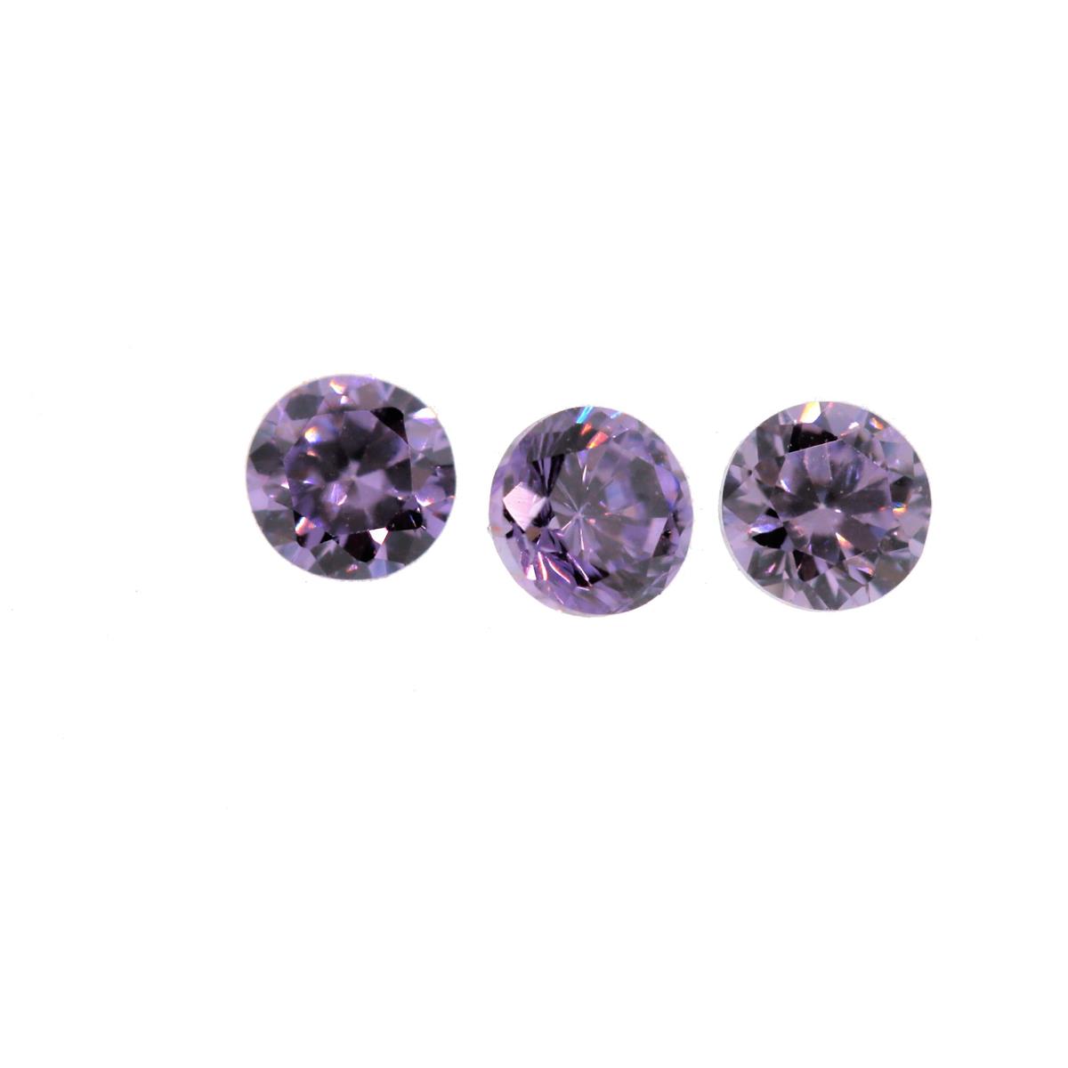 (image for) Cubic Zirconia Amethyst 3.5mm