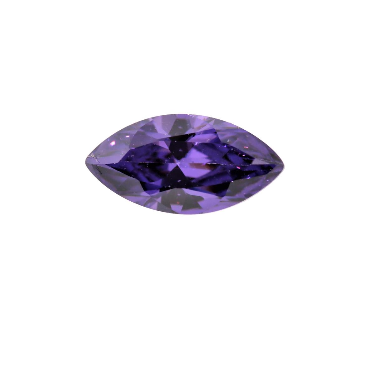 (image for) Cubic Zirconia Amethyst 10x5mm