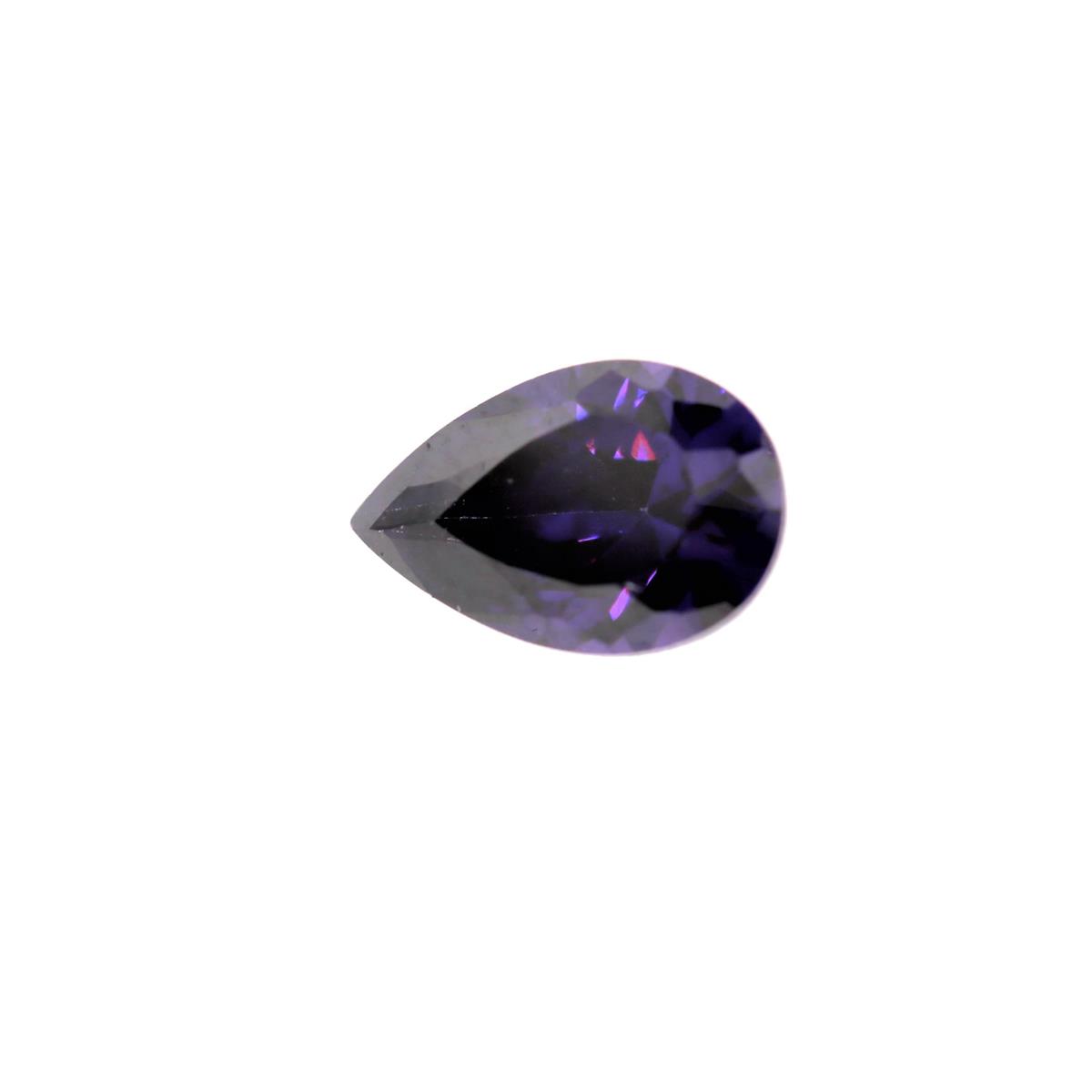(image for) Cubic Zirconia Amethyst 9x6mm