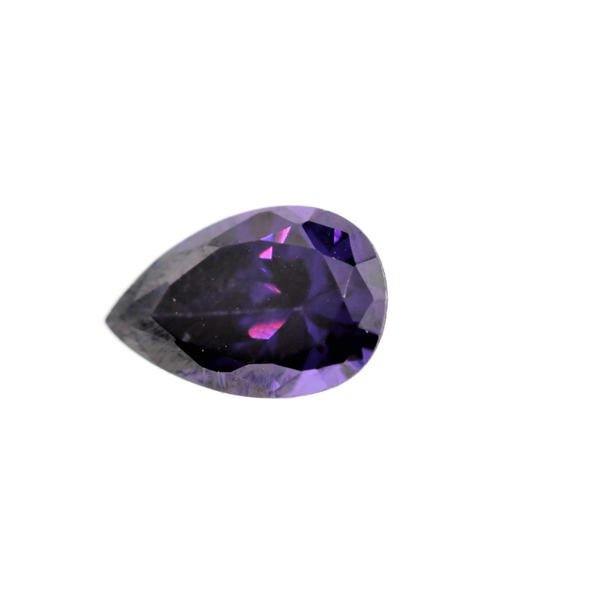 (image for) Cubic Zirconia Amethyst 9x6mm 