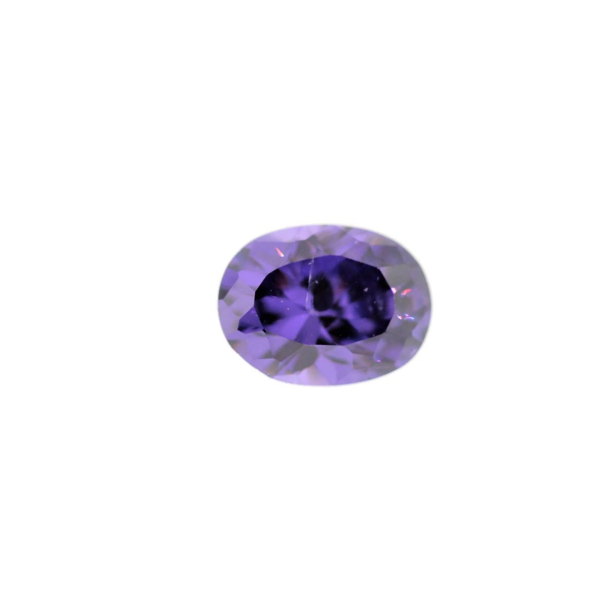 (image for) Cubic Zirconia Amethyst 8x6mm