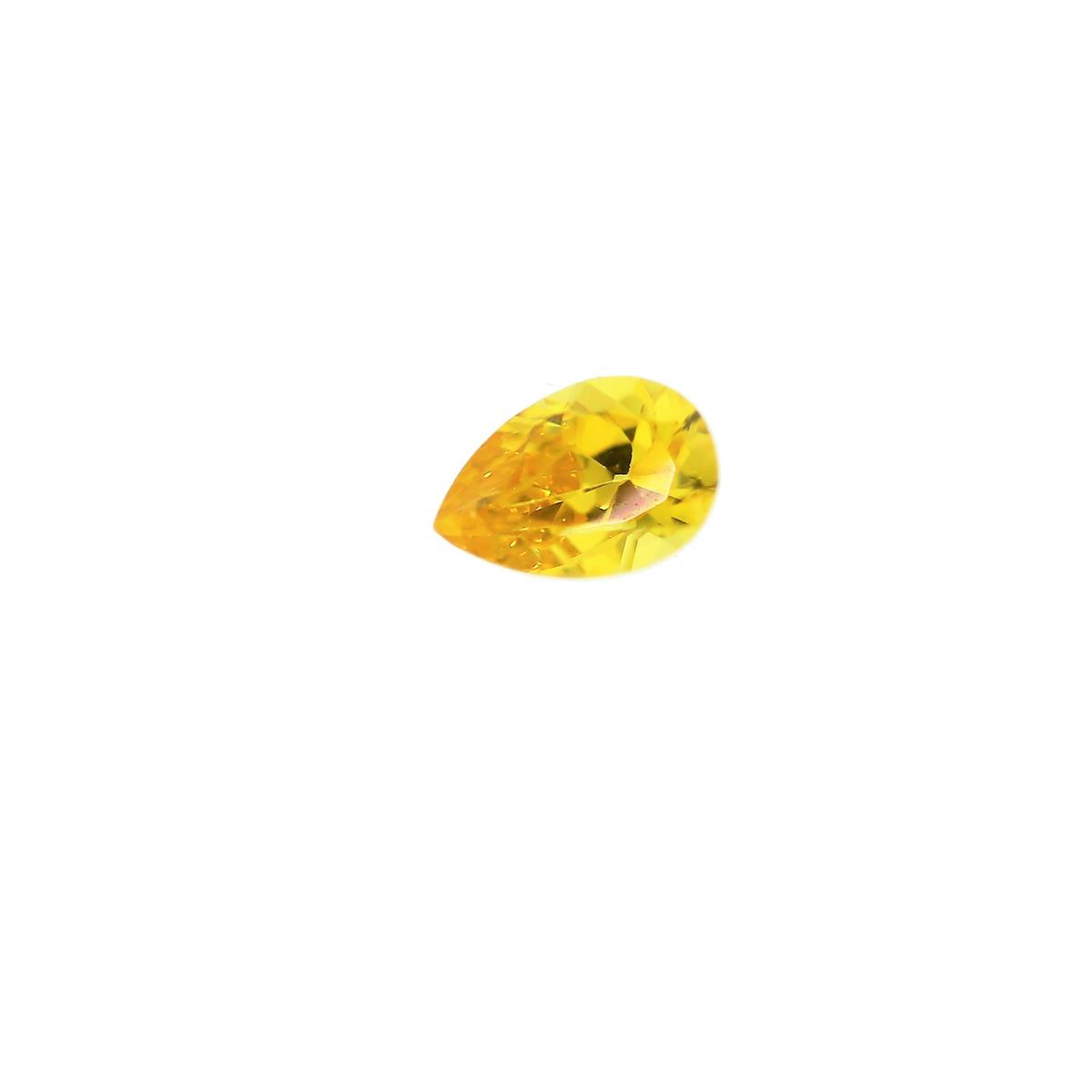 (image for) Cubic Zirconia Yellow 6x4mm