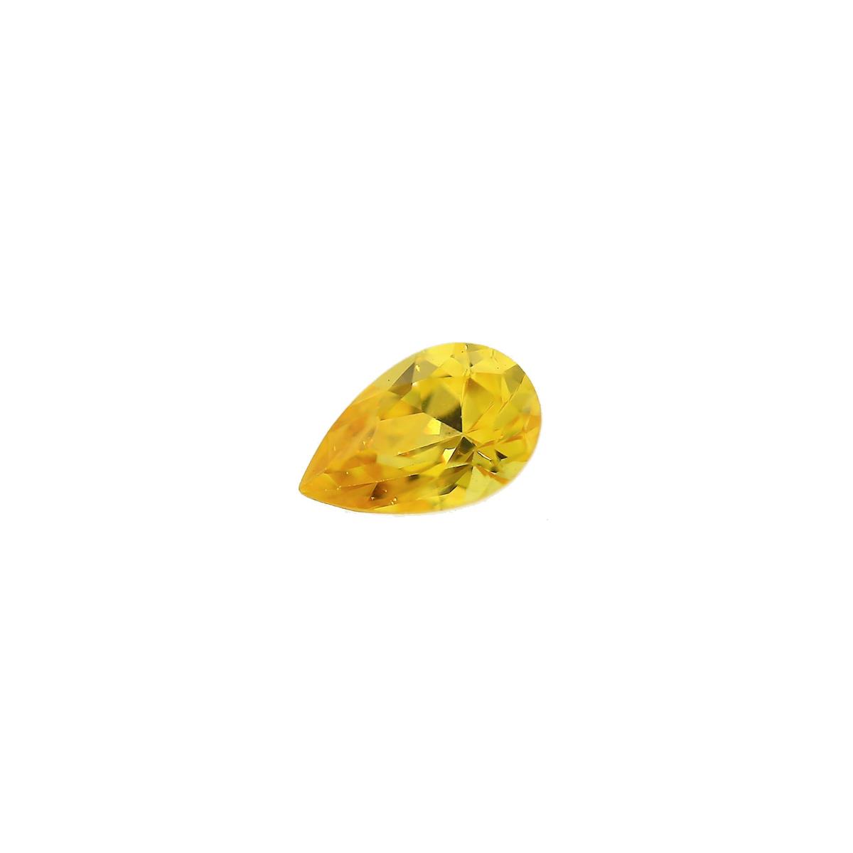 (image for) Cubic Zirconia Yellow 9x6mm