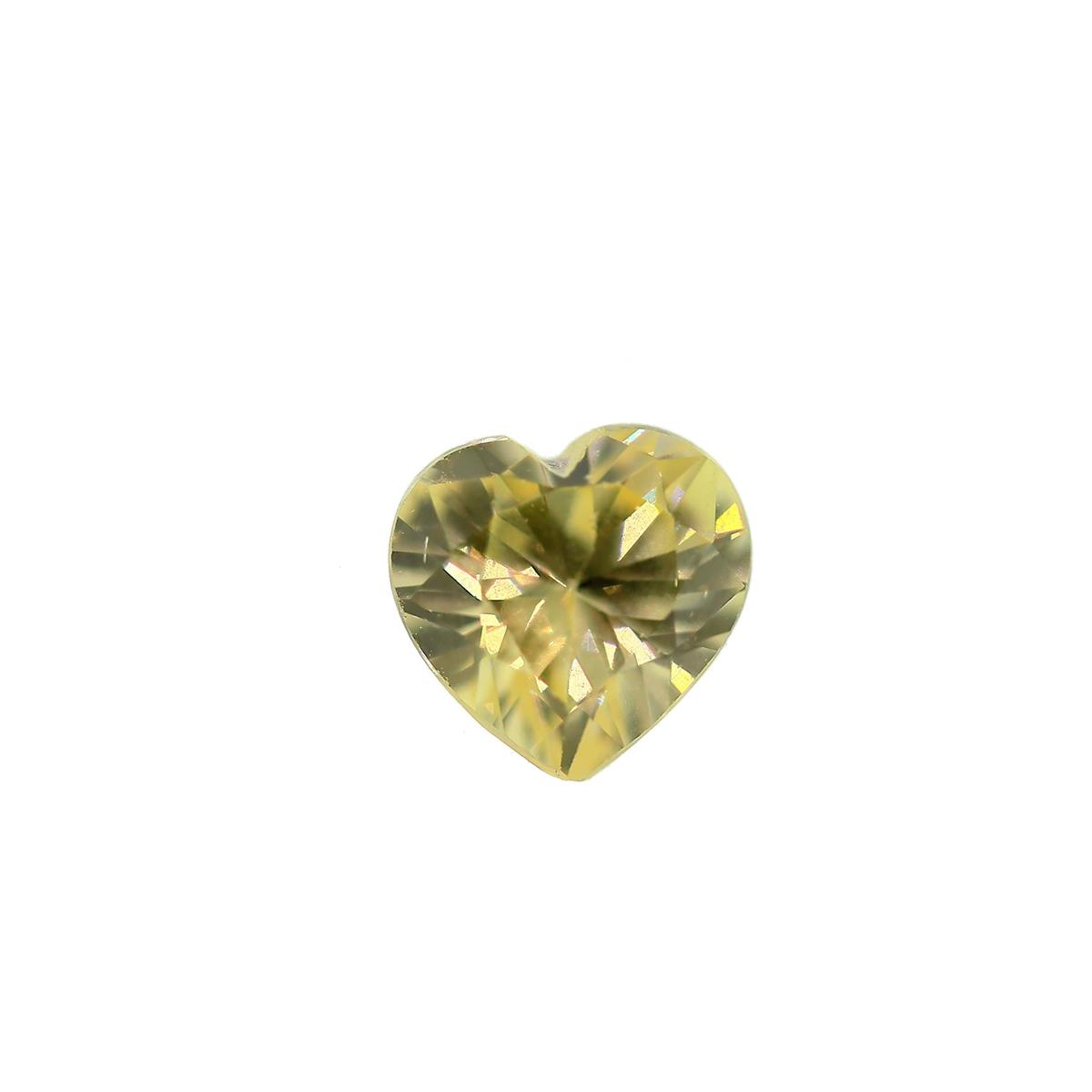 (image for) Cubic Zirconia Yellow 7mm