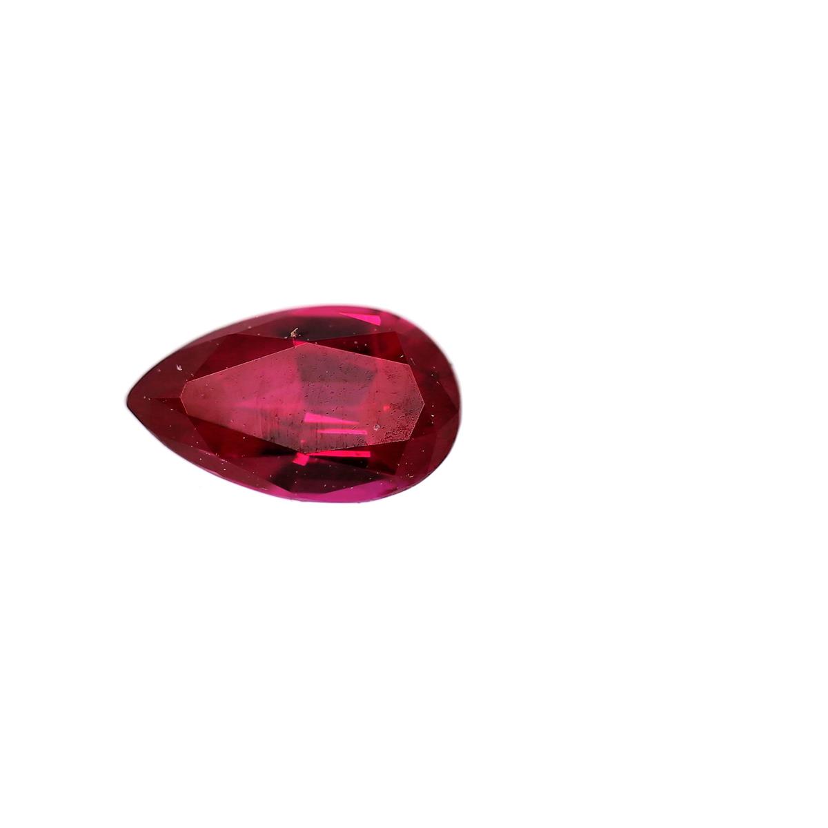 (image for) Synthetic Ruby 7x4mm Pear