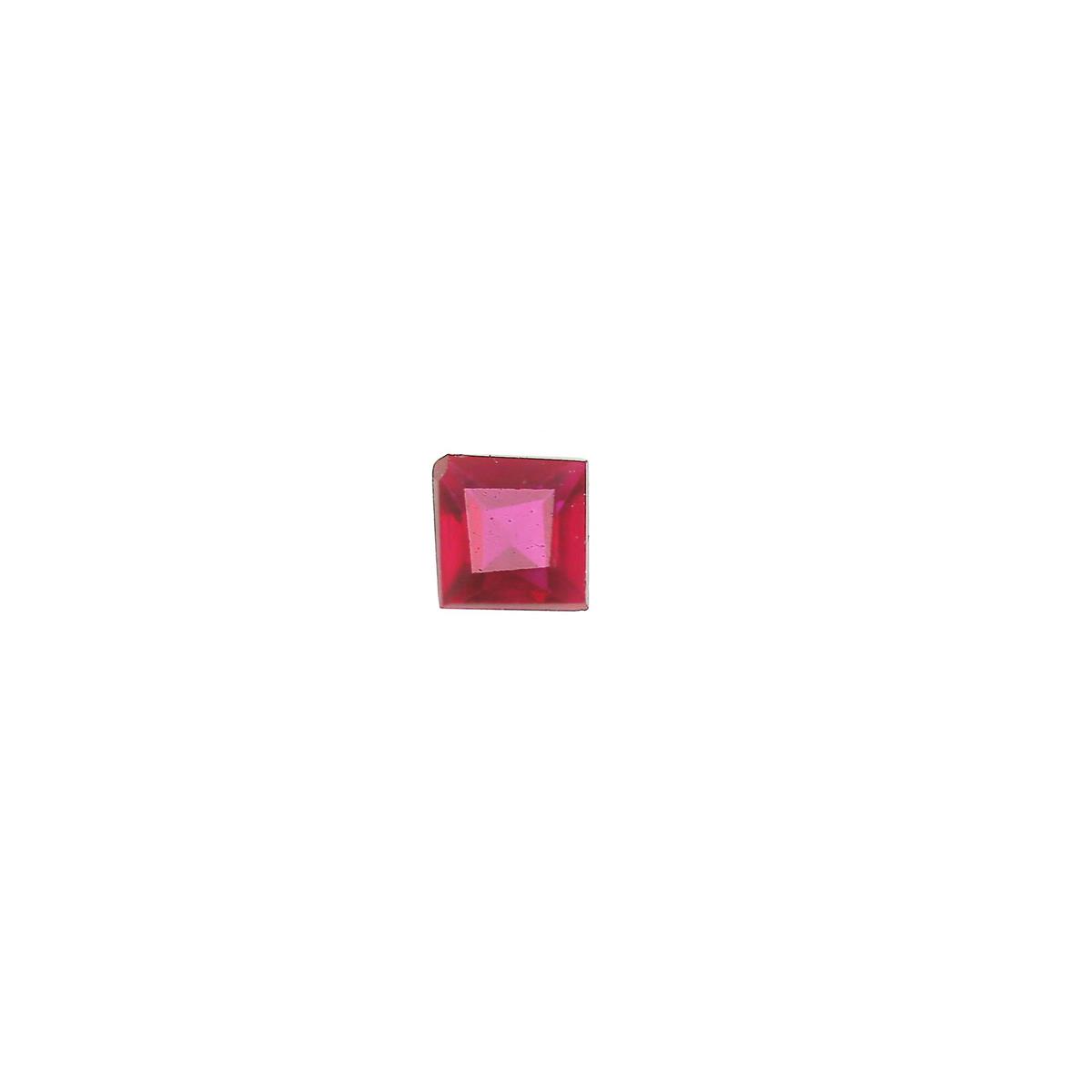 (image for) Synthetic Garnet 2.5mm Square