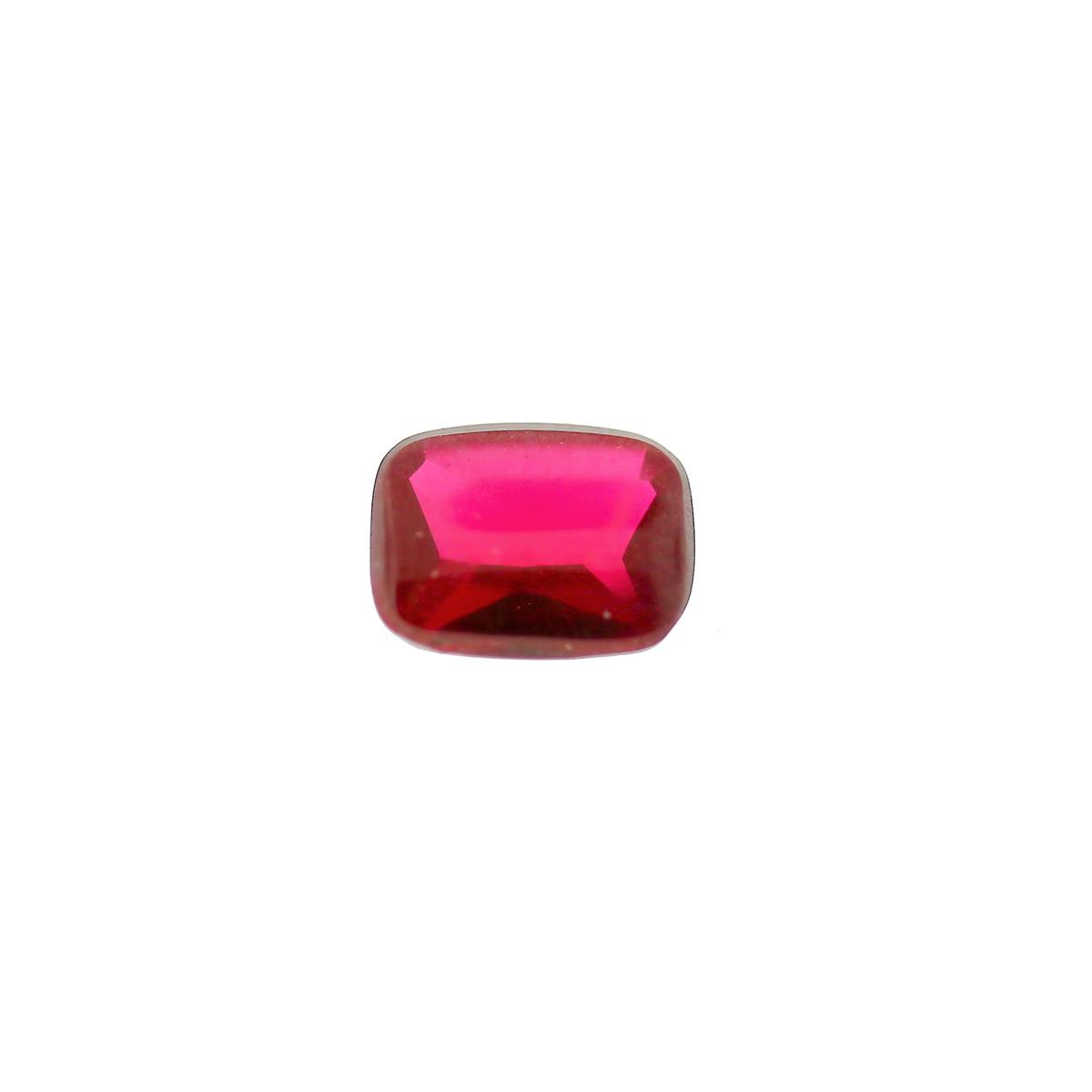 (image for) Synthetic Garnet 8x6mm Antique