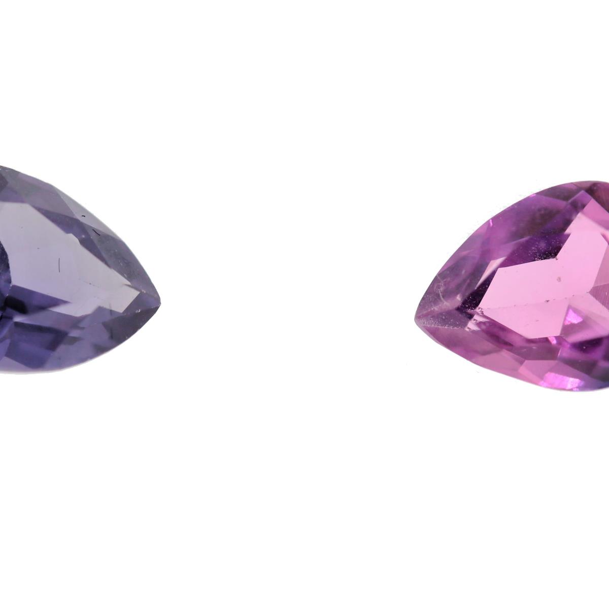(image for) Cubic Zirconia Amethyst 10x8mm
