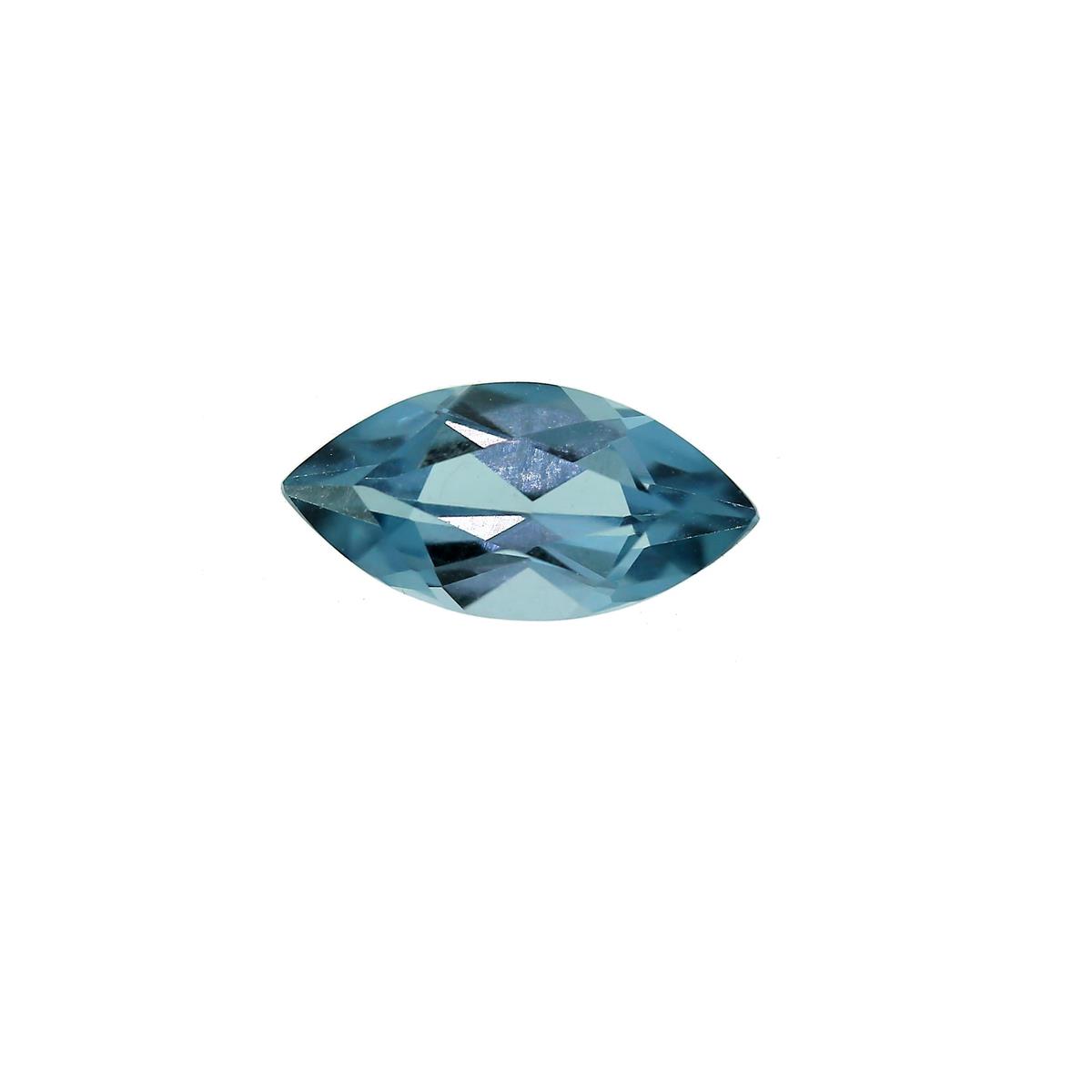 (image for) Synthetic Aquamarine 10x5mm