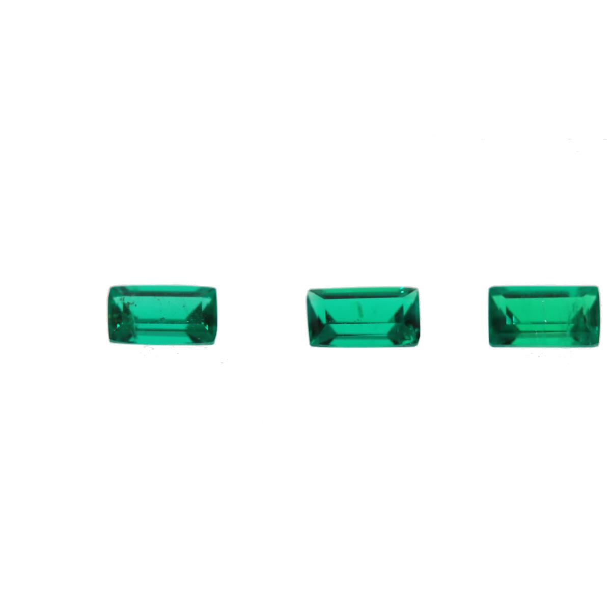(image for) Byron Emerald 3.5x2mm Baguette