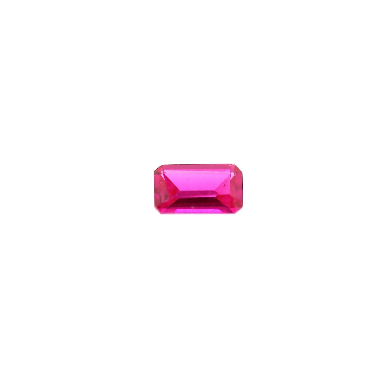(image for) Synthetic Ruby 5x3mm Octagon