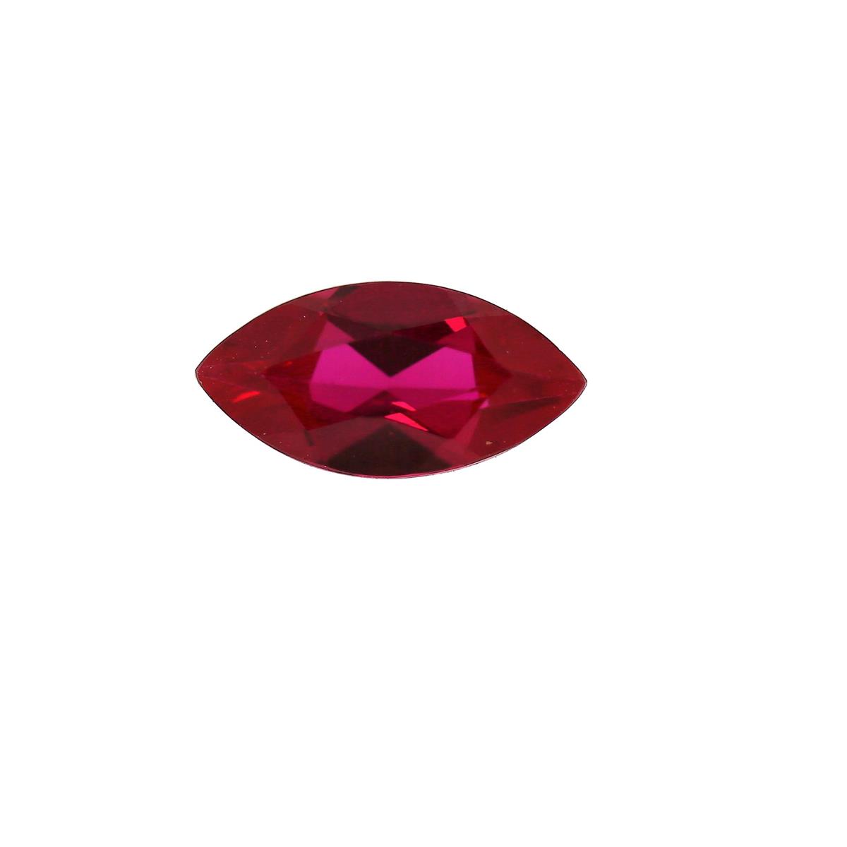(image for) Synthetic Ruby 12x6mm Marquise