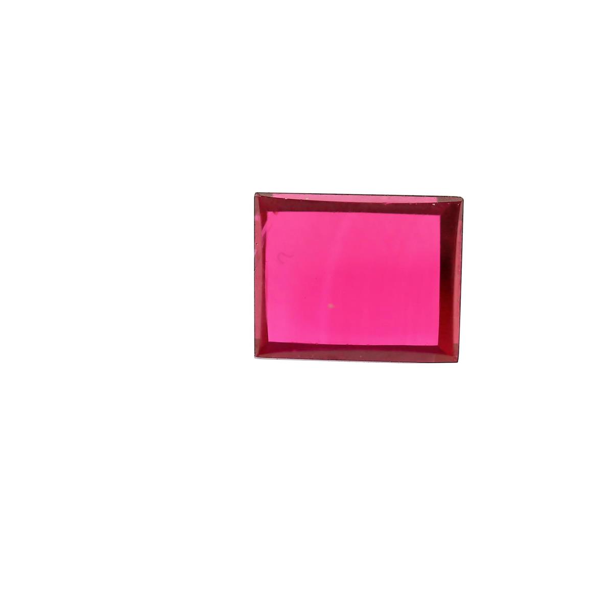 (image for) Synthetic Ruby 8x6mm Rectangle