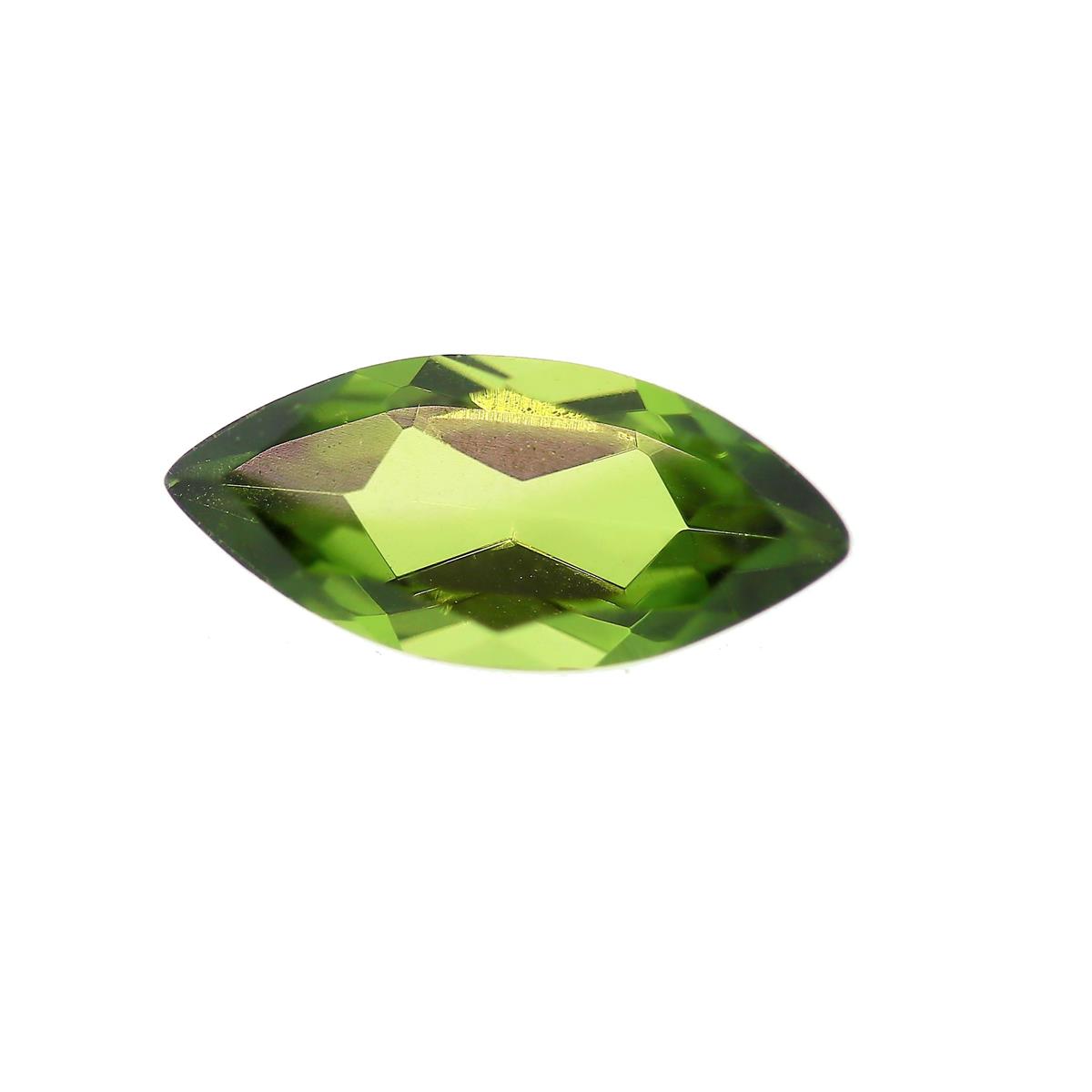 (image for) Synthetic Peridot Soude 15x7mm
