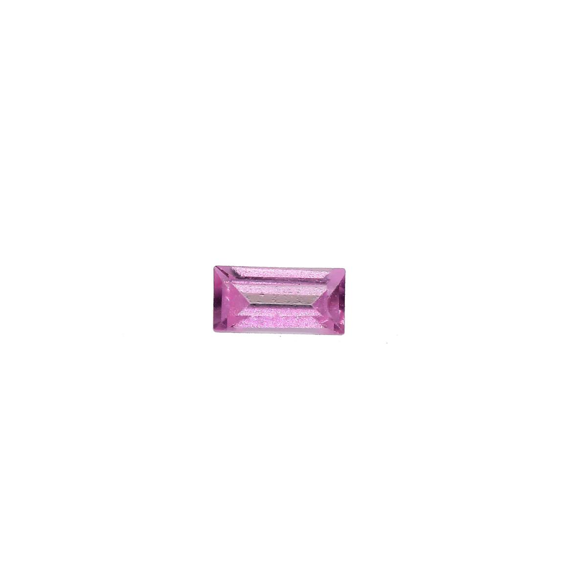 (image for) Synthetic Rose 4x2mm Baguette