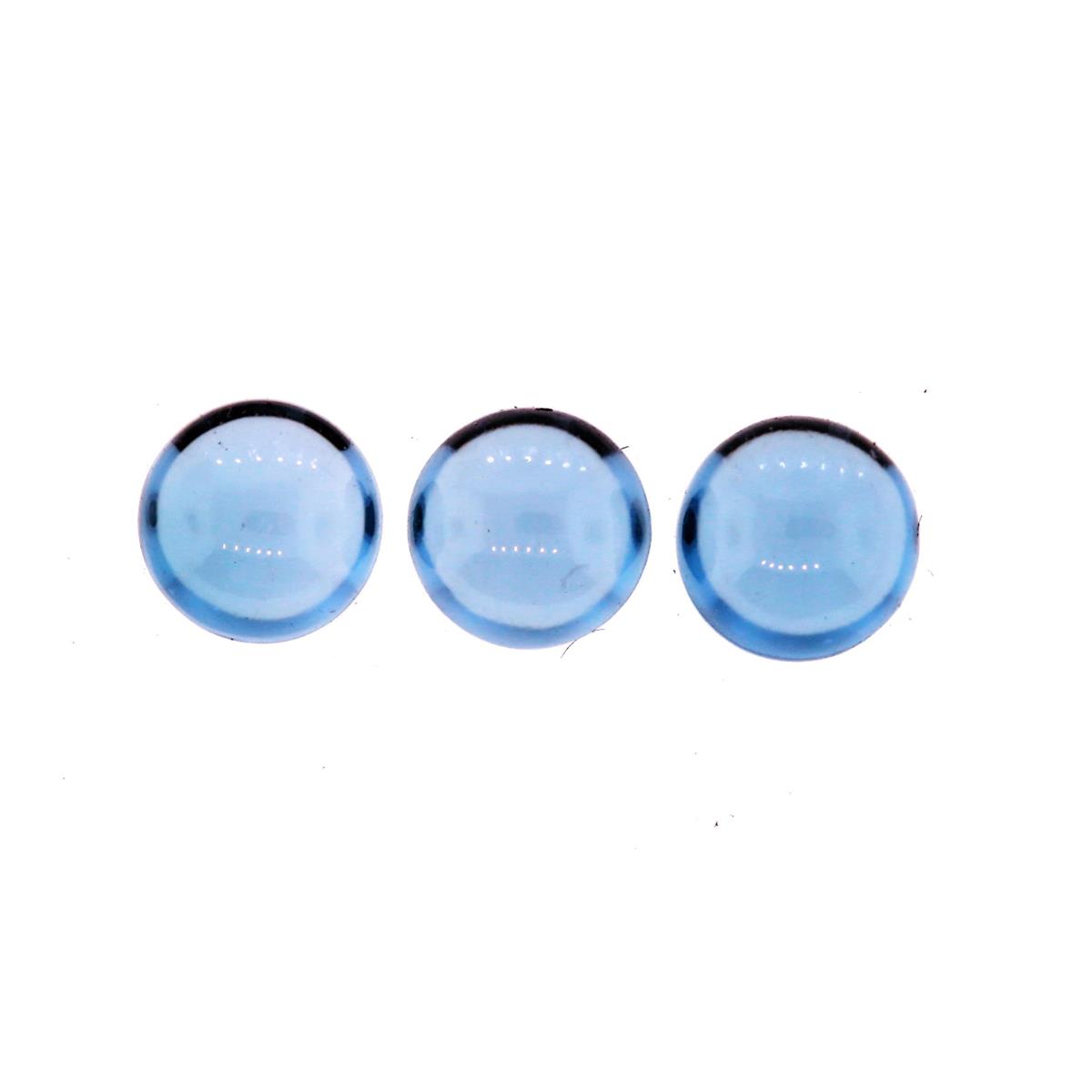 (image for) Synthetic Blue Zircon Cab 5mm