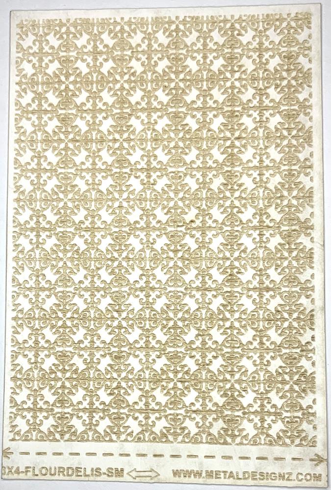 (image for) Texture Paper 3x4 Fleur De Lis