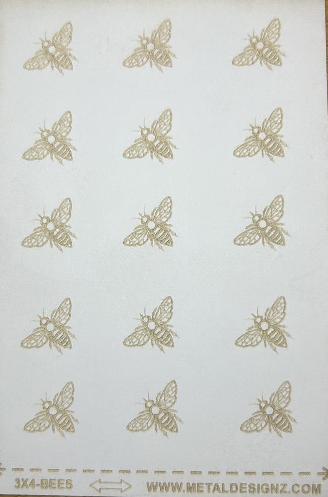 (image for) Texture Paper 3x4 Bees