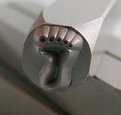 (image for) Stamp - Foot Left 6mm