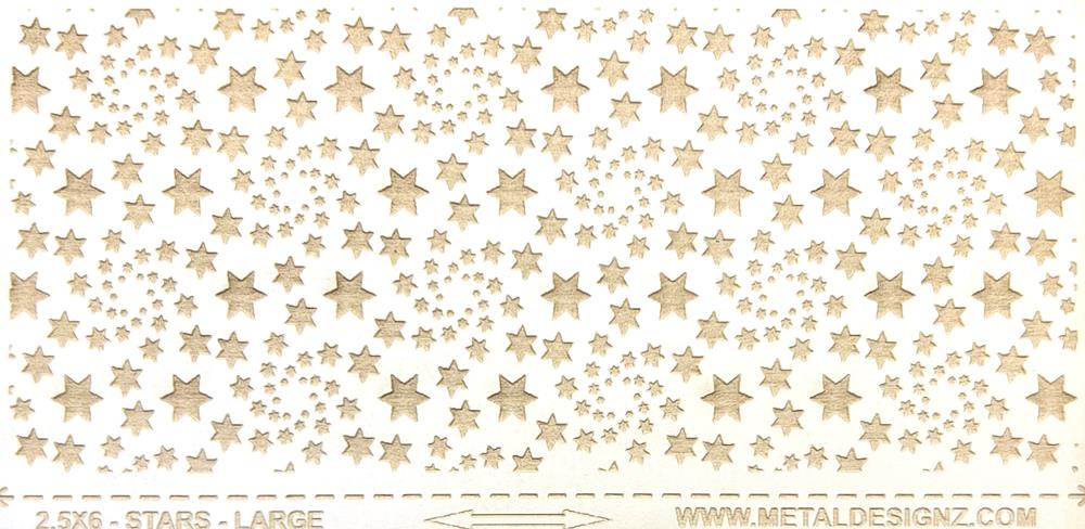 (image for) Texture Paper 2.5x6 Stars Lg