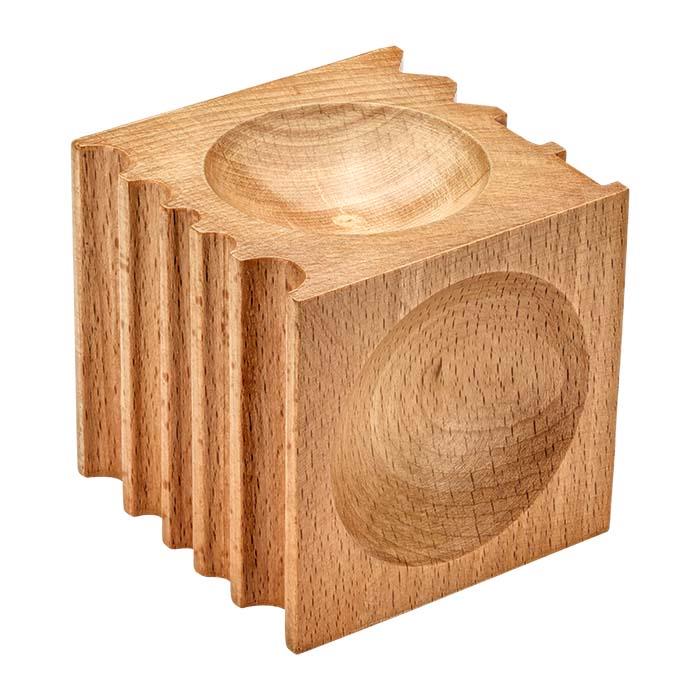 (image for) Forming Block w/grooves Wood