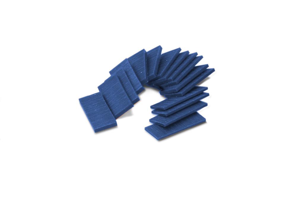 (image for) Wax Slice Assorted Blue 