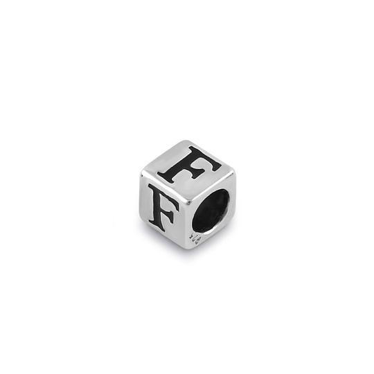 (image for) Sterling Alphabet Bead 5mm F