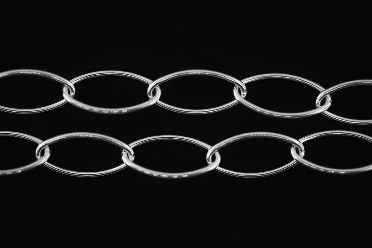 (image for) Sterling Chain Cable Oval