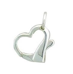 (image for) Sterling Silver Heart Clasp