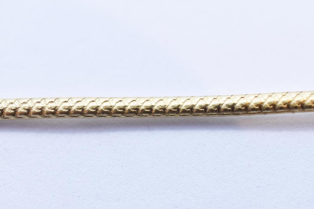 (image for) Yel Brass Pattern Wire Lizard