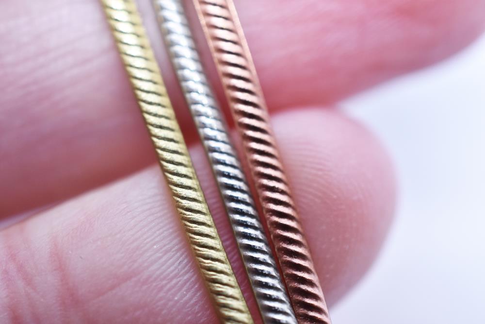 (image for) Sterling Pattern Wire Twist