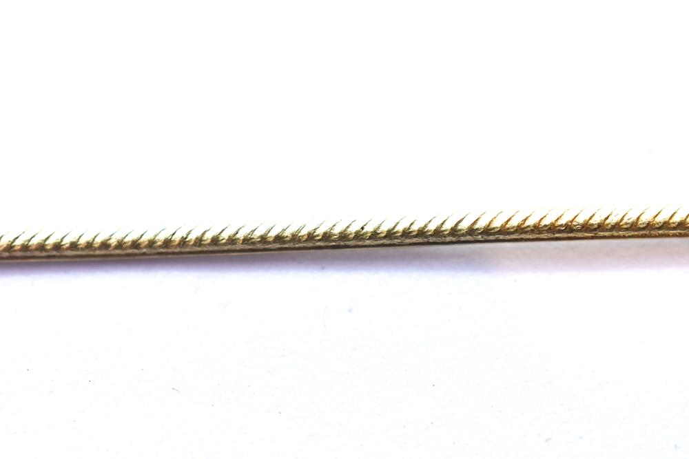 (image for) Yel Brass Pattern Wire S Twist