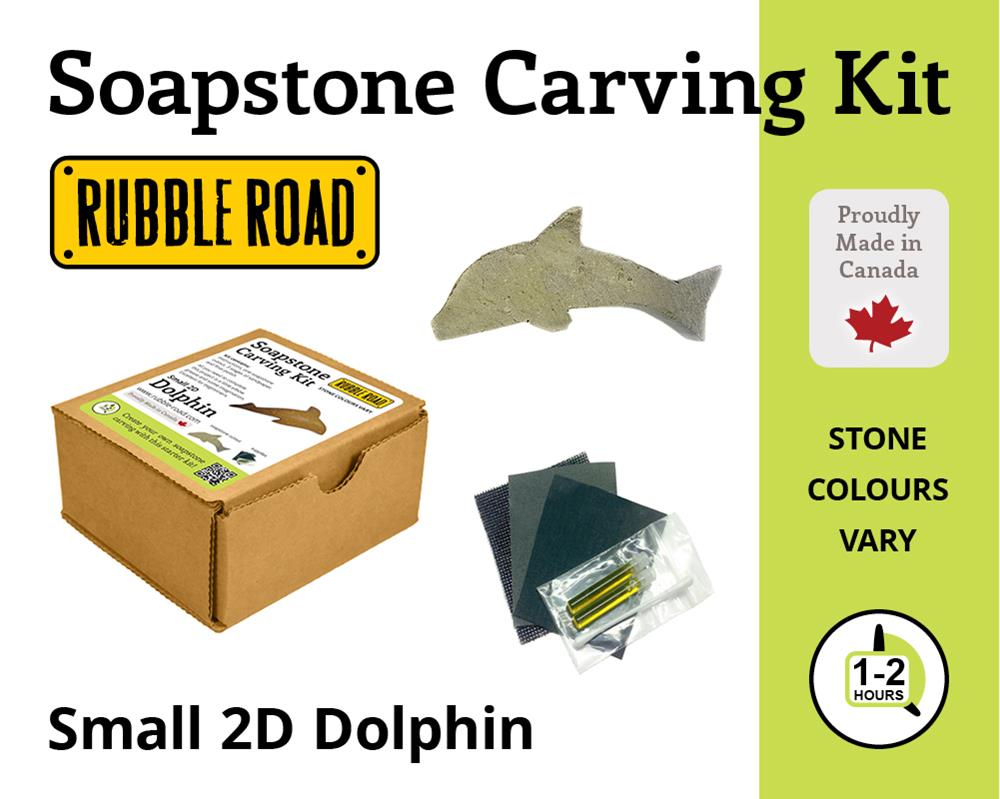 (image for) Soapstone Kit Small Dolphin