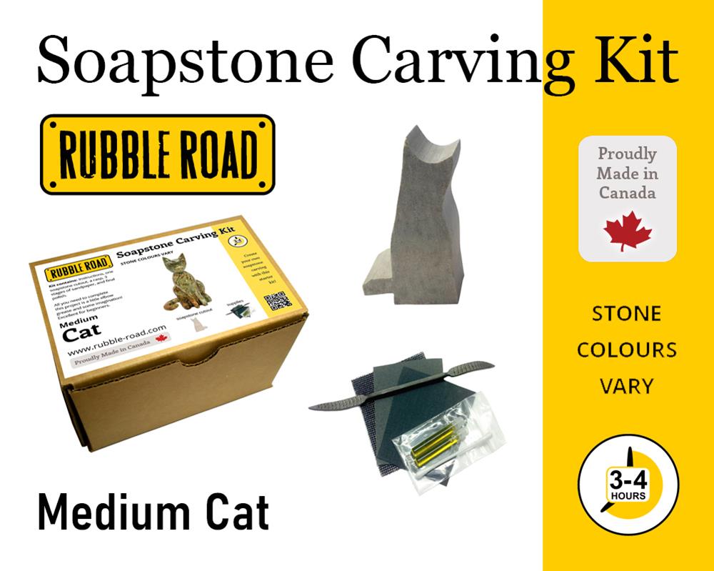(image for) Soapstone Kit Medium Cat
