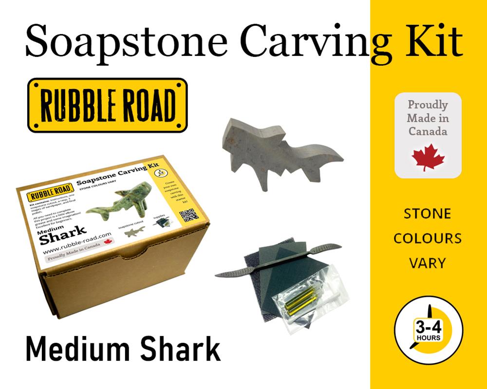 (image for) Soapstone Kit Medium Shark