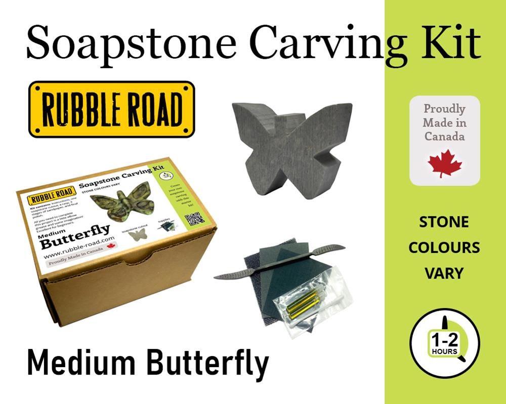 (image for) Soapstone Kit Medium Butterfly