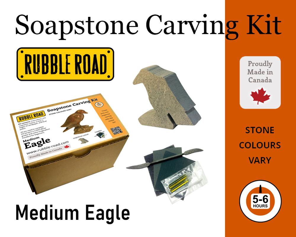 (image for) Soapstone Kit Medium Eagle